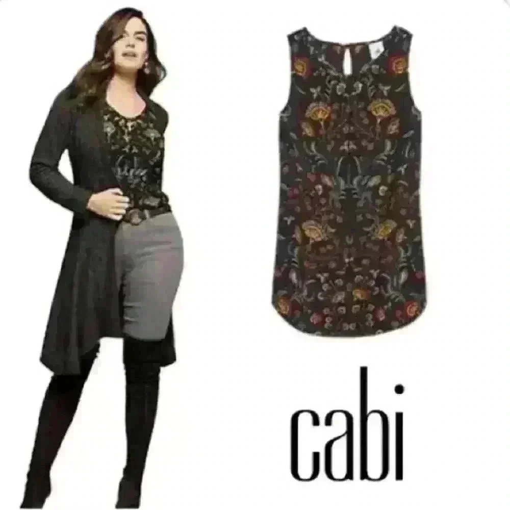 CAbi legend sleeveless top.